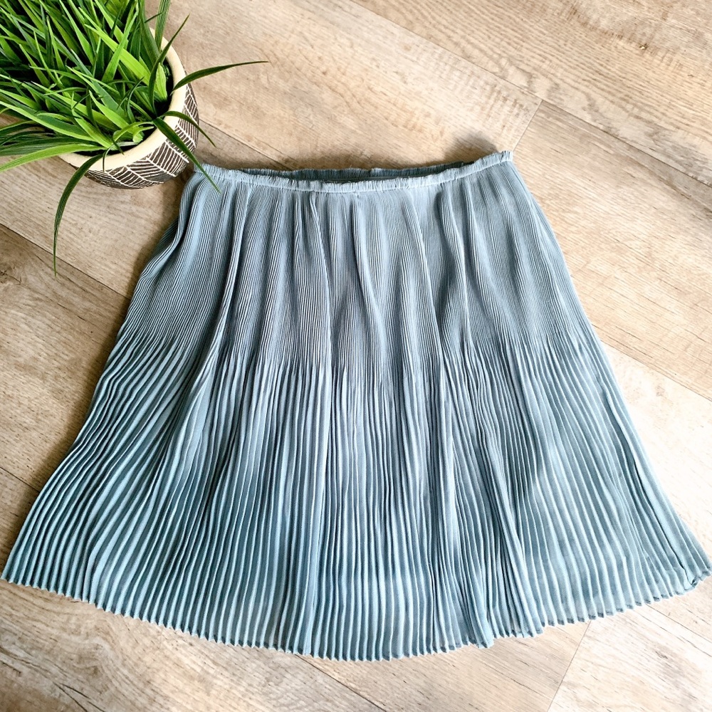 Turquoise Mini Skirt